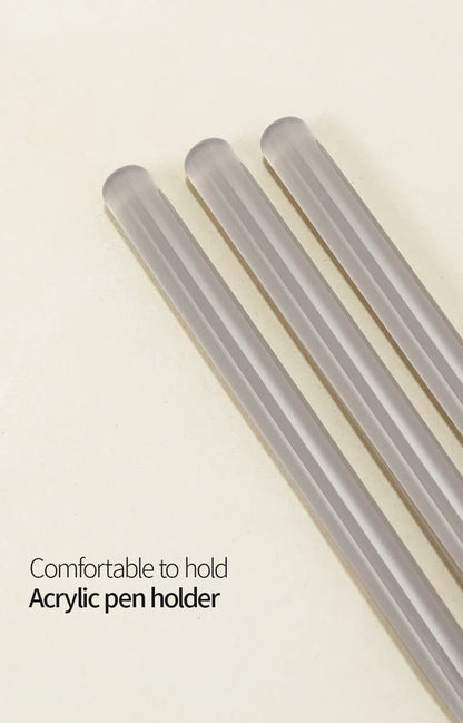 RSNAIL Nail Art Liner Brushes — 18mm Slender Long Line Painting Pen for French Stripe Nail Art, UV Gel DIY Manicure Tool