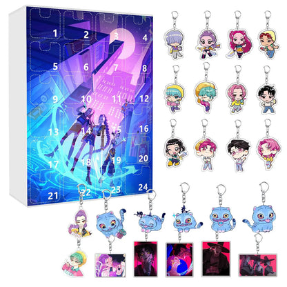 New Kpop Demon Hunters 24-Day Advent Calendar — Rumi, Mira, Zoey & Tiger Christmas Countdown Gift