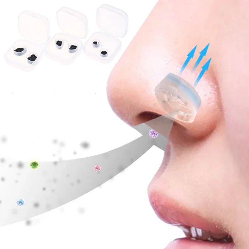 Nasal Air Filter — Anti-Pollution, Pollen & Dust Nose Filter in S/M/L, Removable, Comfortable, and Invisible