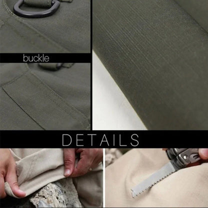 Men’s Tactical Cargo Pants 6XL – Waterproof Multi-Pocket Outdoor Hiking & Fishing Casual Sports Trousers Plus Size Fit
