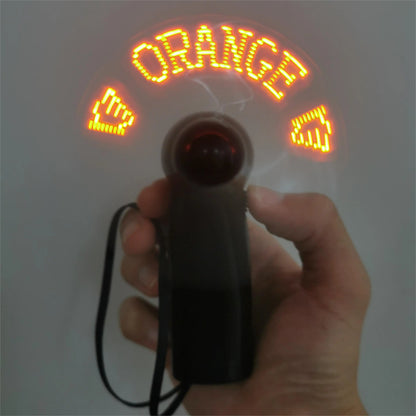6-20 Pcs Customized LED Fans – Personalized Portable Light-Up Fans for Proposals, Outdoor, Birthday & Wedding Gift Favors