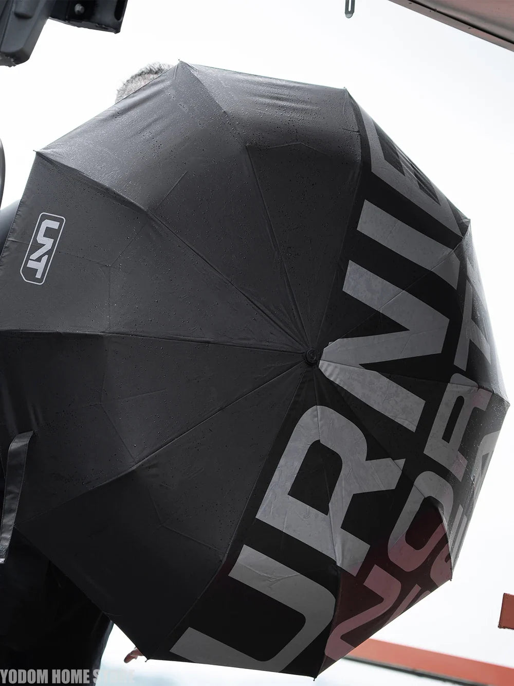 URNIETA Tactical Automatic Umbrella - UV Protection Nylon Cover Rain & Sun Umbrella for Outdoor Use