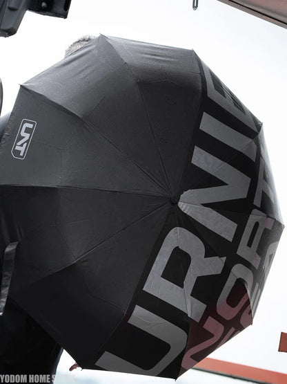 URNIETA Tactical Automatic Umbrella - UV Protection Nylon Cover Rain & Sun Umbrella for Outdoor Use