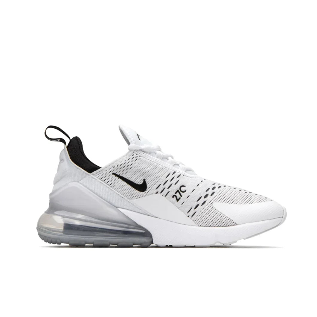 Nike White Air Max 270 – Original Low Top Casual Running Sneakers, Shock Absorbing & Anti-Slip for Men & Women