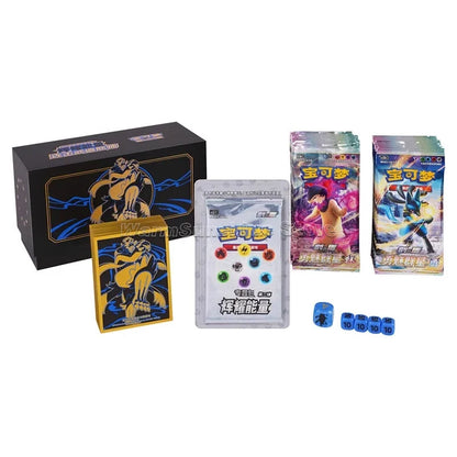 Original Pokemon TCG Gift Box - Simplified Chinese Sword & Shield Trading Card Game Set for Kids Birthday Gifts