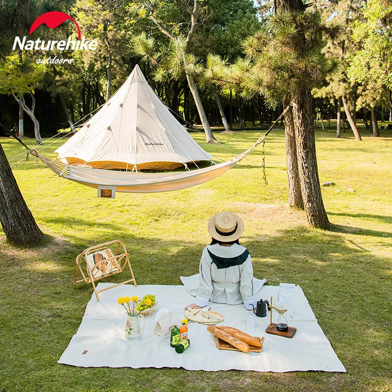 Naturehike Portable Camping Picnic Blanket: Large Waterproof Canvas Mat for Outdoor Adventures