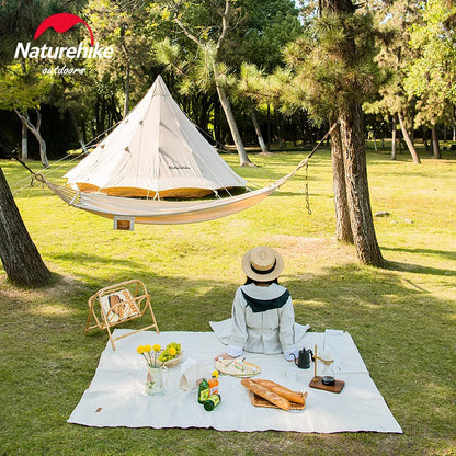 Naturehike Portable Camping Picnic Blanket: Large Waterproof Canvas Mat for Outdoor Adventures
