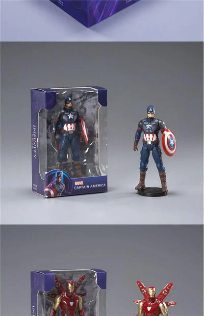 ZD Toys Avengers Legends Action Figures – Iron Man, Spider-Man, Thor, Captain America, Thanos, Hulk, War Machine Gift Set