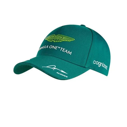 F1 Aston Martin Team Baseball Cap – Men’s & Women’s Adjustable Sports Hat Set