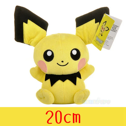 Original Pokémon Gengar Plush 24cm – Cute Pikachu Soft Stuffed Toy Doll for Kids Birthday Gift