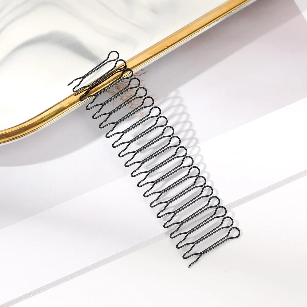 AWAYTR Women's Invisible Broken Hair Hairpin - Tiara Tools Roll Curve Needle Bangs Fixed Insert Comb - Styling Accessories