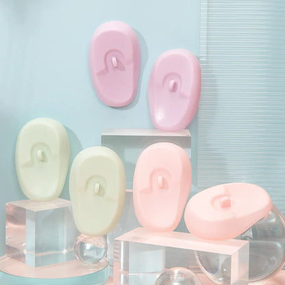 Silicone Ear Covers - Waterproof Hairdressing Ear Caps, Earmuffs for Shower, Salon, Bathing & Spa Use