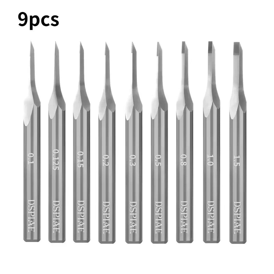 DSPIAE Straight Edge Broach Step Scraper Kit – Precision Scribing Tool for Gunpla Model Building, DIY Hobby & Craft Detailing