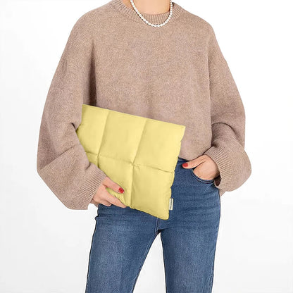 Comfy Puffy Laptop Bag 13-15 Inch — Shockproof, Ultra-Light Fluffy Notebook Sleeve for MacBook Air, Xiaomi, HP