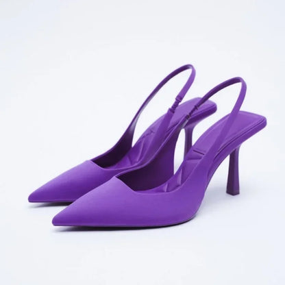 2024 New Autumn Women's Pumps – Pointed Toe High Heels, Shallow Sandals, Fashion Zapatos Mujer Shoes