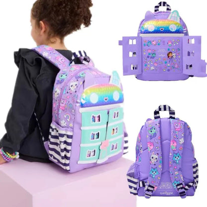 New Australia Smiggle Gabby Schoolbag Set – Girls Shoulder Backpack with Meal Bag, 14-Inch, Perfect Semester Gift