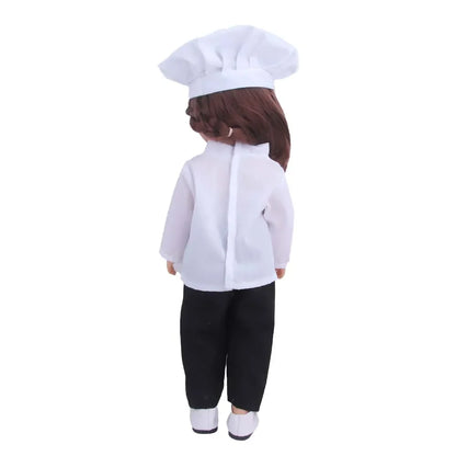 Doll Clothing Set – Firefighter, Student, Graduation, Artist & Athlete Outfits for 18-Inch American & 43cm Baby Newborn OG Girl Dolls