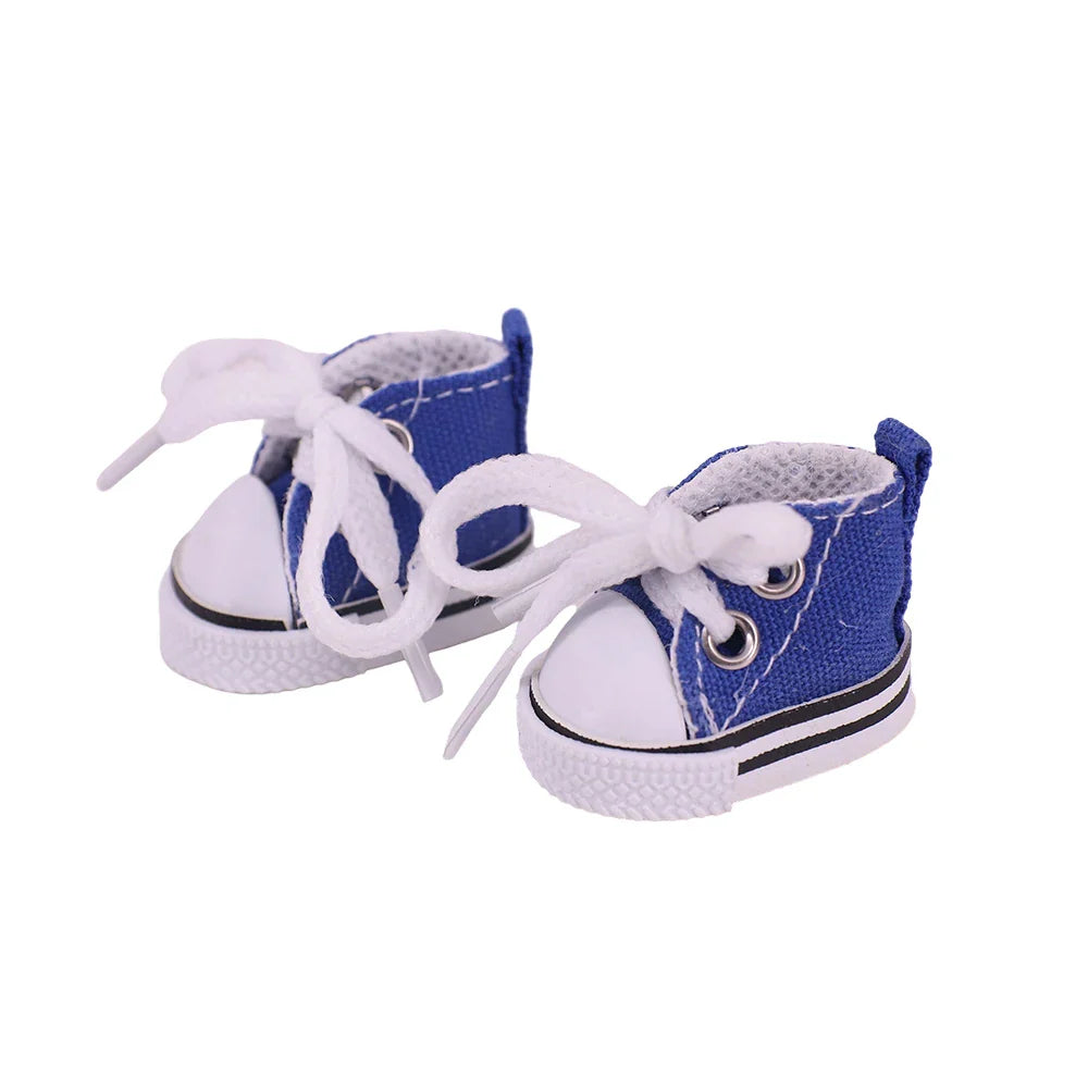 3.8cm Doll Shoes for 17cm Labubu Plush Doll – Accessories Gift for Girls
