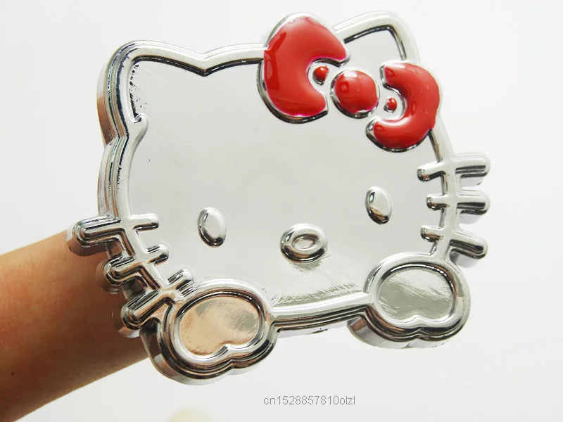 Sanrio 3D Hello Kitty Car Stickers – Kawaii Anime Auto & Motorcycle Scratch Cover Decor, Cute Gift Accessory