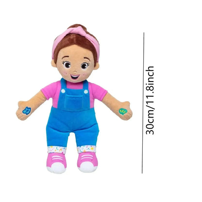 Ms. Rachel Speak and Sing Doll - 30cm Tall Interactive Plush Toy for Toddlers, Suitable for Boys and Girls Ages 6 Months to 3+ Years