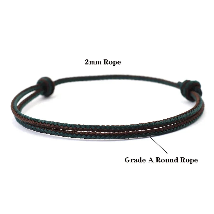 Minimalist Handmade Ethnic Bracelet – Unisex High-Quality Rope Pulseria, Perfect Gift for Family & Friends