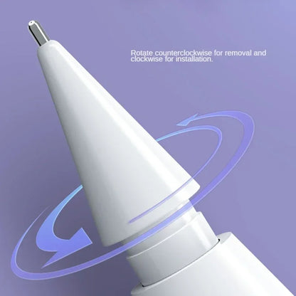 Replaceable Silicone Pencil Tips for Apple Pencil 1 2 3 – Soft Stylus Nibs & Protective Cap for iPencil