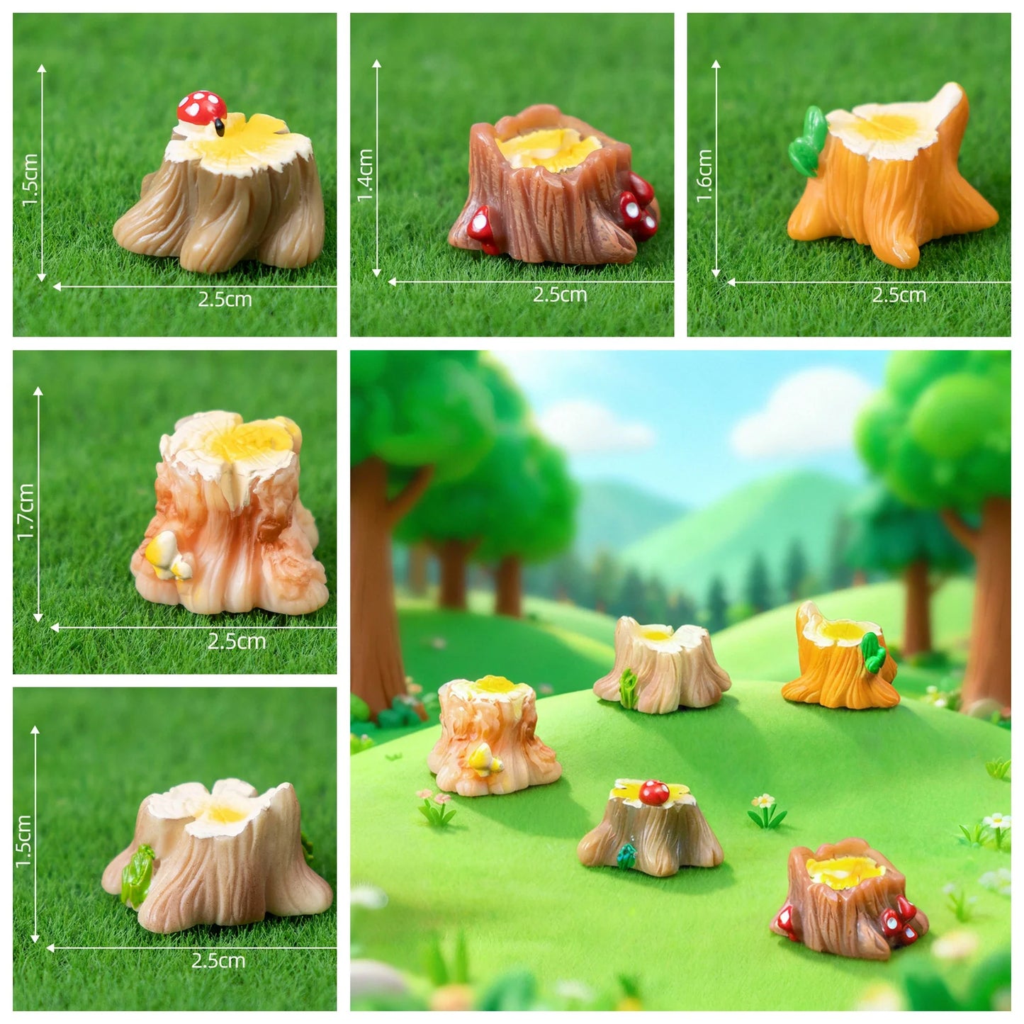 DIY Fairy Garden Miniature Figurines - Garden Pot, Dollhouse & Landscape Decorations