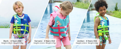 Gogokids Kids Life Jacket – Neoprene Float Vest for Toddlers, Swim Training & Buoyancy Swimwear