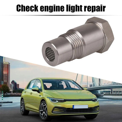 Car CEL Fix Check Engine Light Eliminator - O2 Sensor Protective Shell Plug Adapter with Mini Catalyst M18 x 1.5 (1-5PCS)