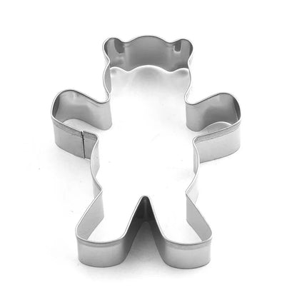 Christmas Hug Bear Cookie Cutter Mold – Bear Shape Baking Tool for Cookies, Cakes, Fudge & Sugarcraft Decorating