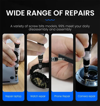 115-in-1 Magnetic Precision Screwdriver Set – Professional Electronics Repair Tools for Laptop, Phone & PC Maintenance