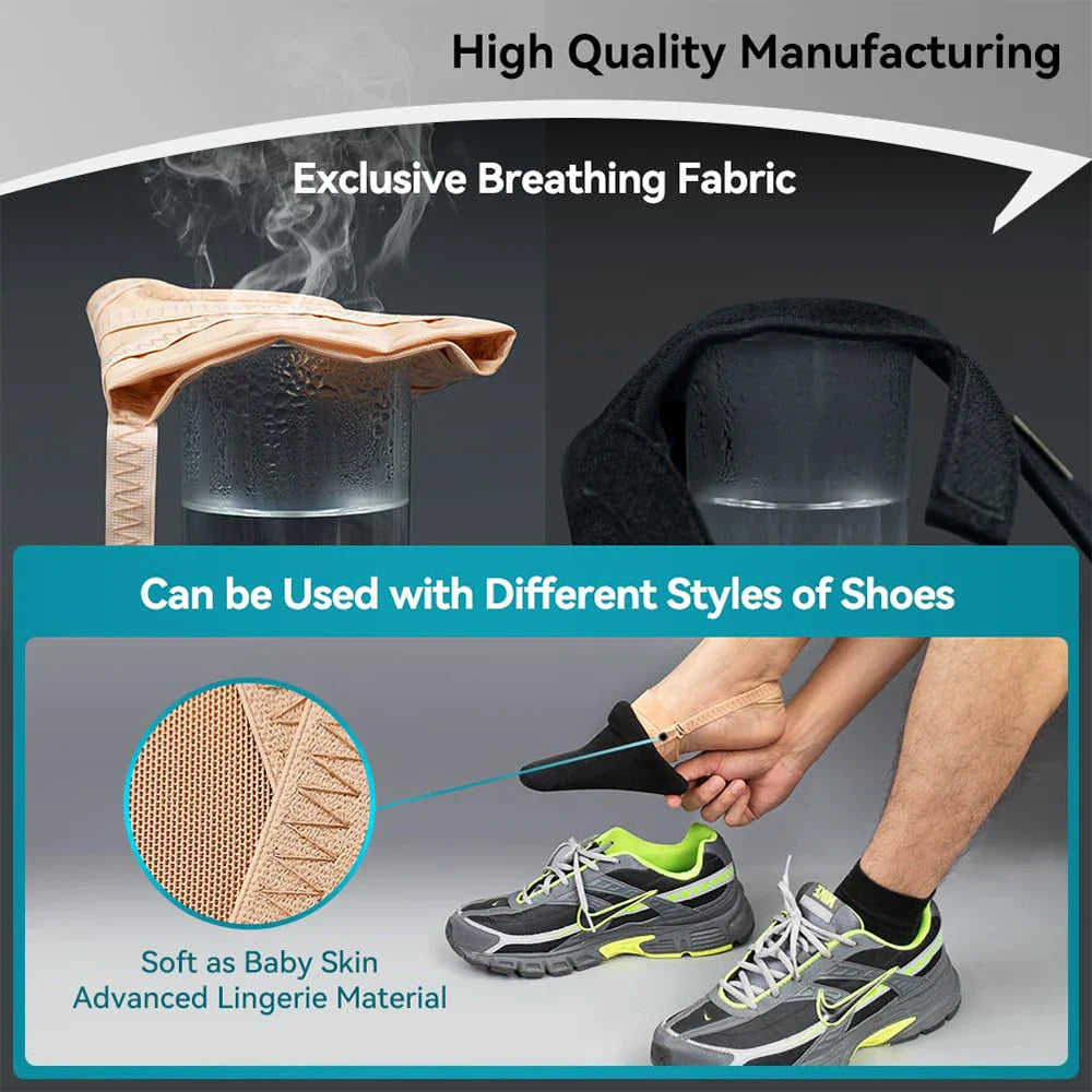 Adjustable Hallux Valgus Bunion Corrector — Big Toe Separator & Foot Straightener Sock for Pedicure & Thumb Correction