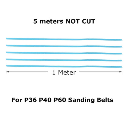 Connector Tape for Sanding Belts - 1/3/5M Roll 19mm Width Butt Joint Repair Tape for Abrasive Belt Splicing