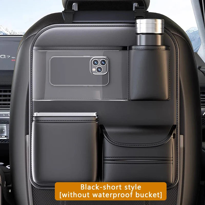 SEAMETAL Car Seat Back Organizer – Large Capacity Multi-Pocket Storage Bag with Foldable Tablet Tray