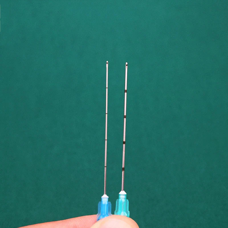 Medical Sterile Microcannula 25G — 50mm & 70mm Blunt Tip Needle for Hyaluronic Acid Fillers
