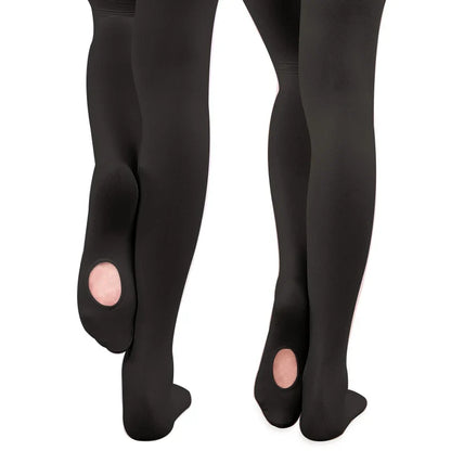 60D Convertible Ballet Tights - Seamless Dance Stockings with Foot Hole for Women