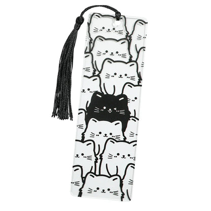 Horror Movie Fan Bookmark — Knife-Shaped Acrylic Bookmark with Tassel for Study & Reading