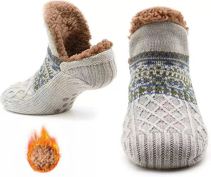 Fall and Winter Floor Socks - Warm Home Socks for Women and Men, Snow Socks, Sleep Carpet Slippers, Non-Slip Yoga Socks, 2024