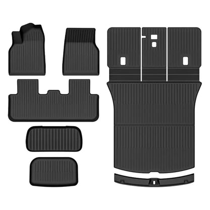 Tesla Model Y 2025+ Juniper TPE Floor Mats – Waterproof Anti-Slip Full Set Car Accessories