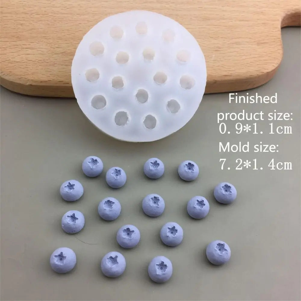3D Fruit Candle Silicone Mold – Blueberry & Raspberry DIY Chocolate & Baking Craft Mold