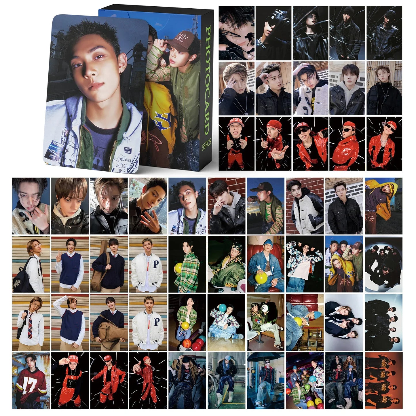 LNGSHOT 4SHOVILLE Jay Park Photo Card Set - 55 K-Pop LOMO Cards & Stickers Fan Collection Gift