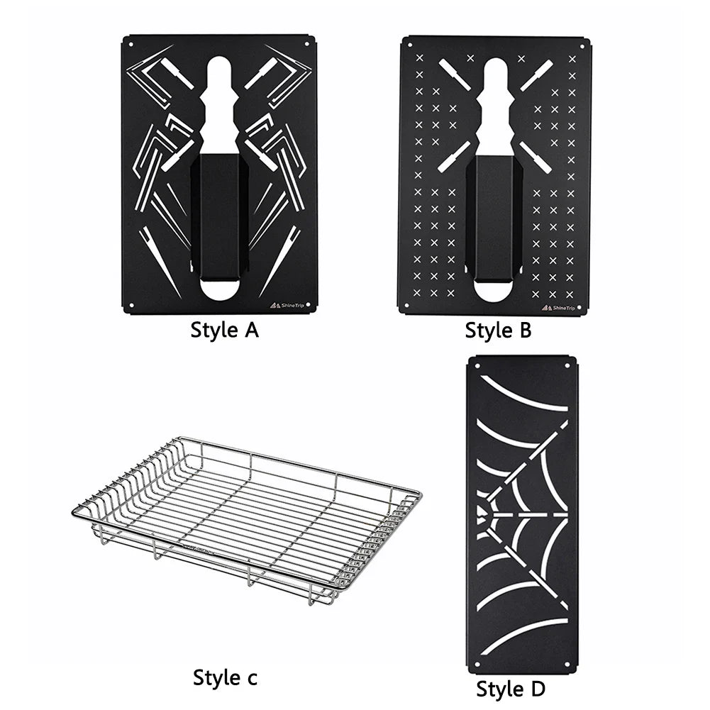 Detachable Stainless Steel Spider Stove Table Board – Flexible Drain Basket for IGT Series