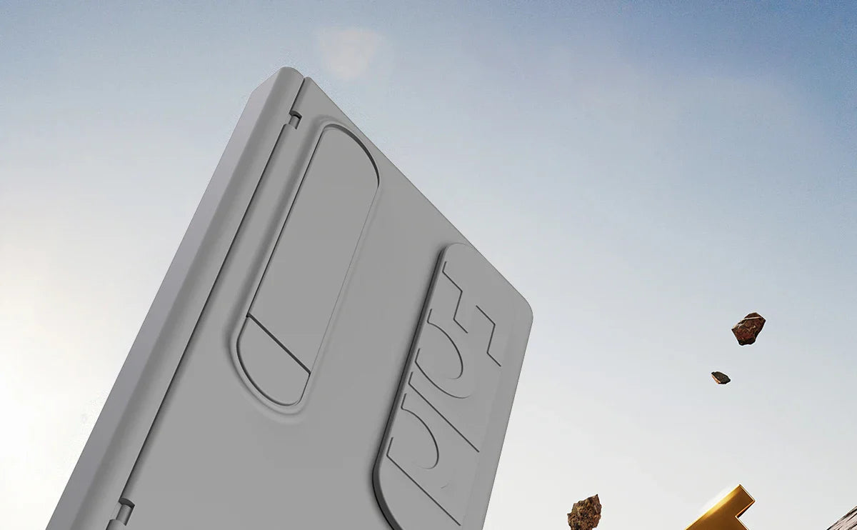 Original Silicone Grip Phone Case for Samsung Galaxy Z Fold 4-7 – Stand & Hinge Protective Cover with Glass Film