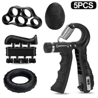 Adjustable 5–60Kg Heavy Hand Gripper – Fitness Hand Exerciser & Wrist Strengthener for Finger Training and Recovery