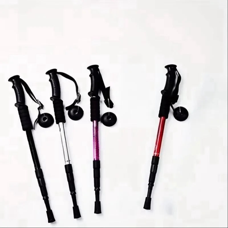 Ultralight Shock-Absorption Trekking Poles – Foldable Hiking Poles for Camping, Mountaineering & Backpacking