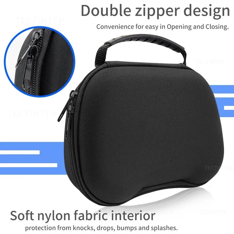 Portable Storage Handle Bags: EVA Protective Carry Case for PS5 PS4 PS3/Xbox Series Gamepad - Compatible with Nintendo Switch Pro Accessories
