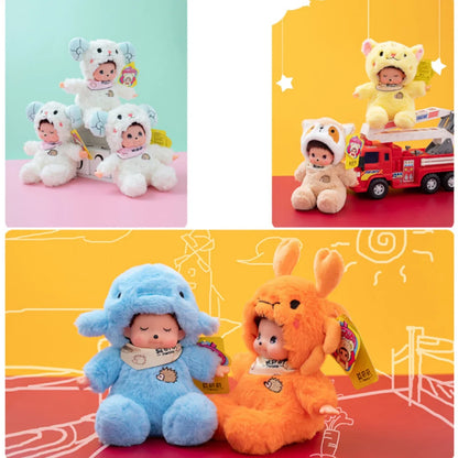 18cm Mochich Vinyl Plush Toy – Transformable Dolphin, Aries Bear & Crab with Removable Hat, Cute Gift for Kids & Lovers
