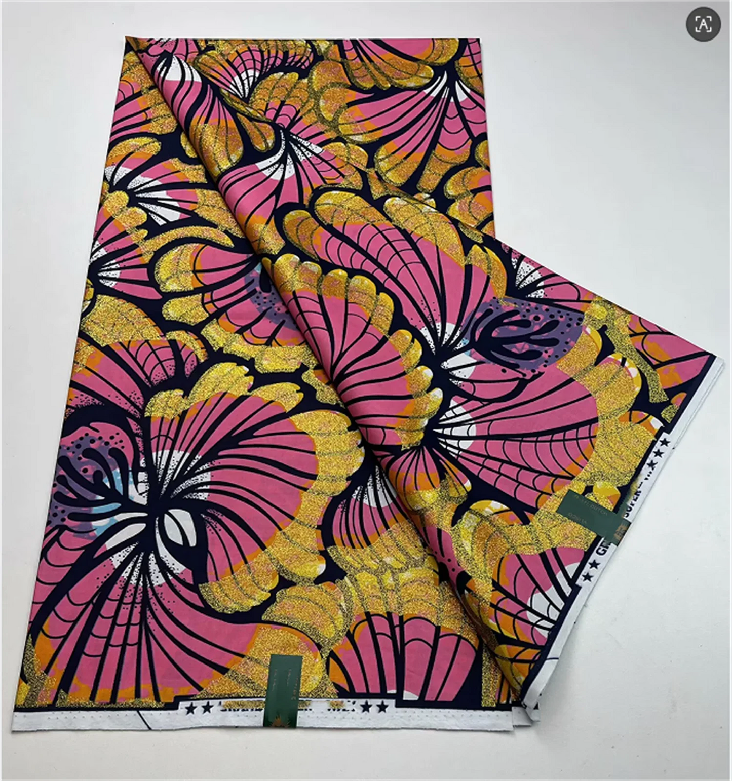 Original African Wax Print Fabric - 6 Yards 100% Cotton Nigerian Ankara Sewing Material