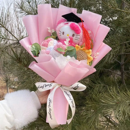 Cartoon Anime Plush Bouquet — Stich, Kuromi & Melody Toys for Kids’ Gifts