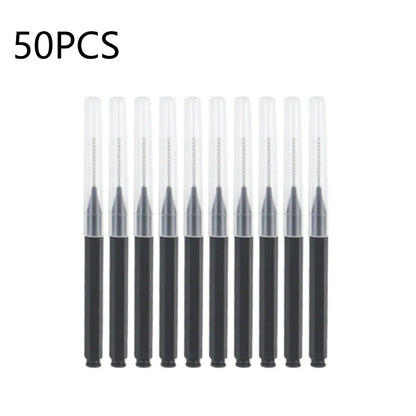 10/20/50PCS Mini Eyebrow & Lash Brushes – Disposable Bendable Brow Perm & Micro Eyelash Applicator Tools